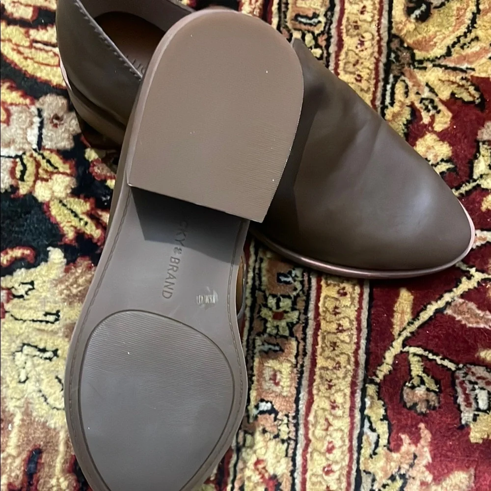 Lucky Brand Women's Brown Slip-On Booties